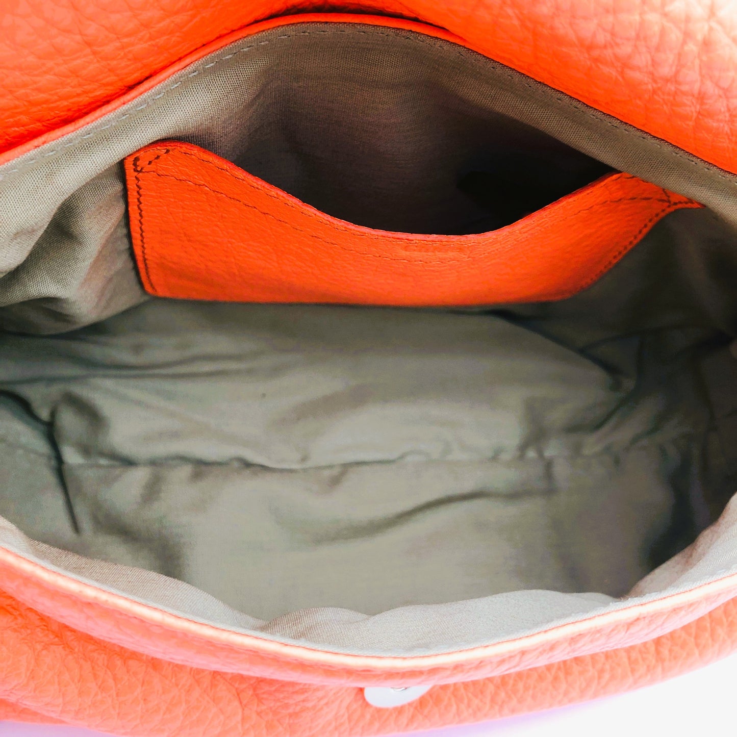 Unused Chloe Lily 2way Crossbody Shoulder Bag Bright Orange
