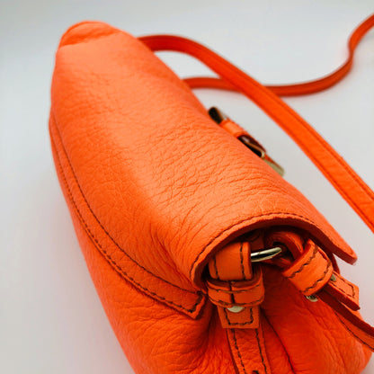 Unused Chloe Lily 2way Crossbody Shoulder Bag Bright Orange