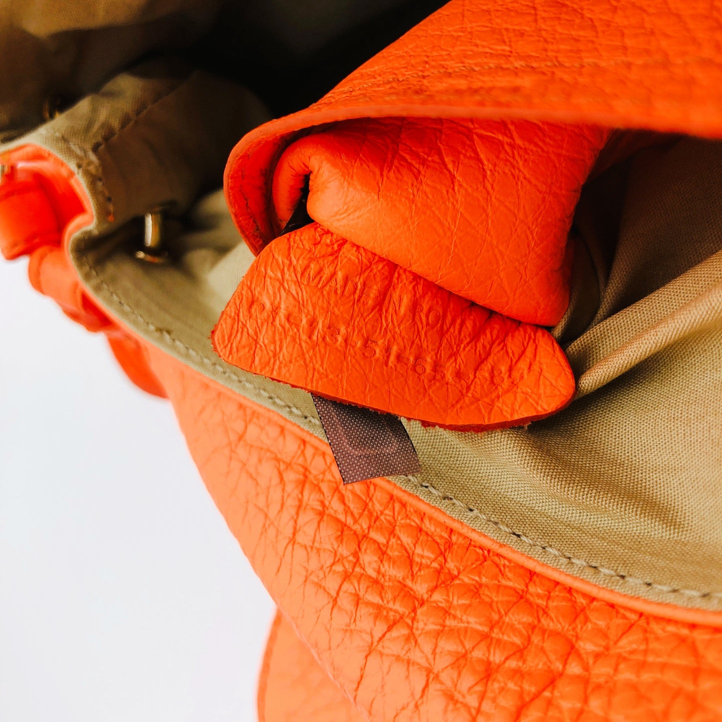 Unused Chloe Lily 2way Crossbody Shoulder Bag Bright Orange