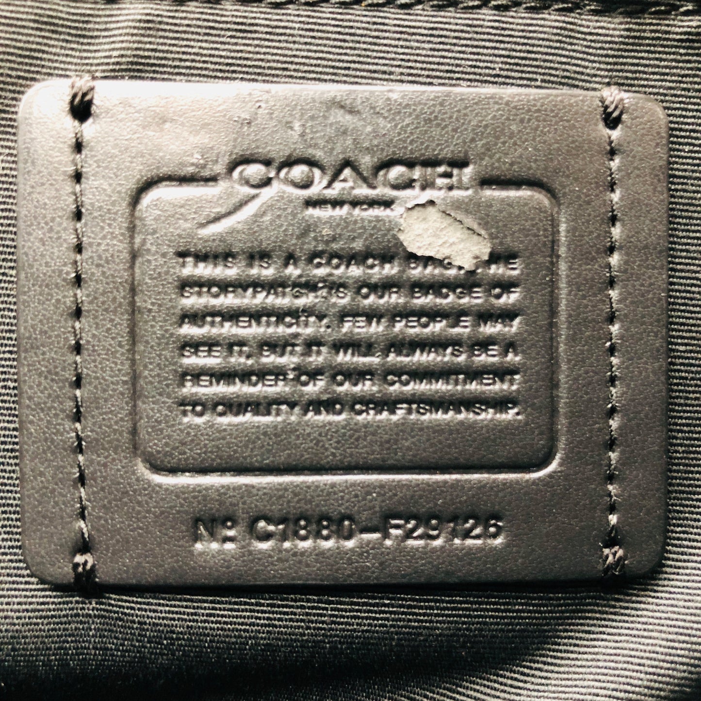 Unused Coach NASA Space Collaboration 29126 Monogram Signature Tote Bag