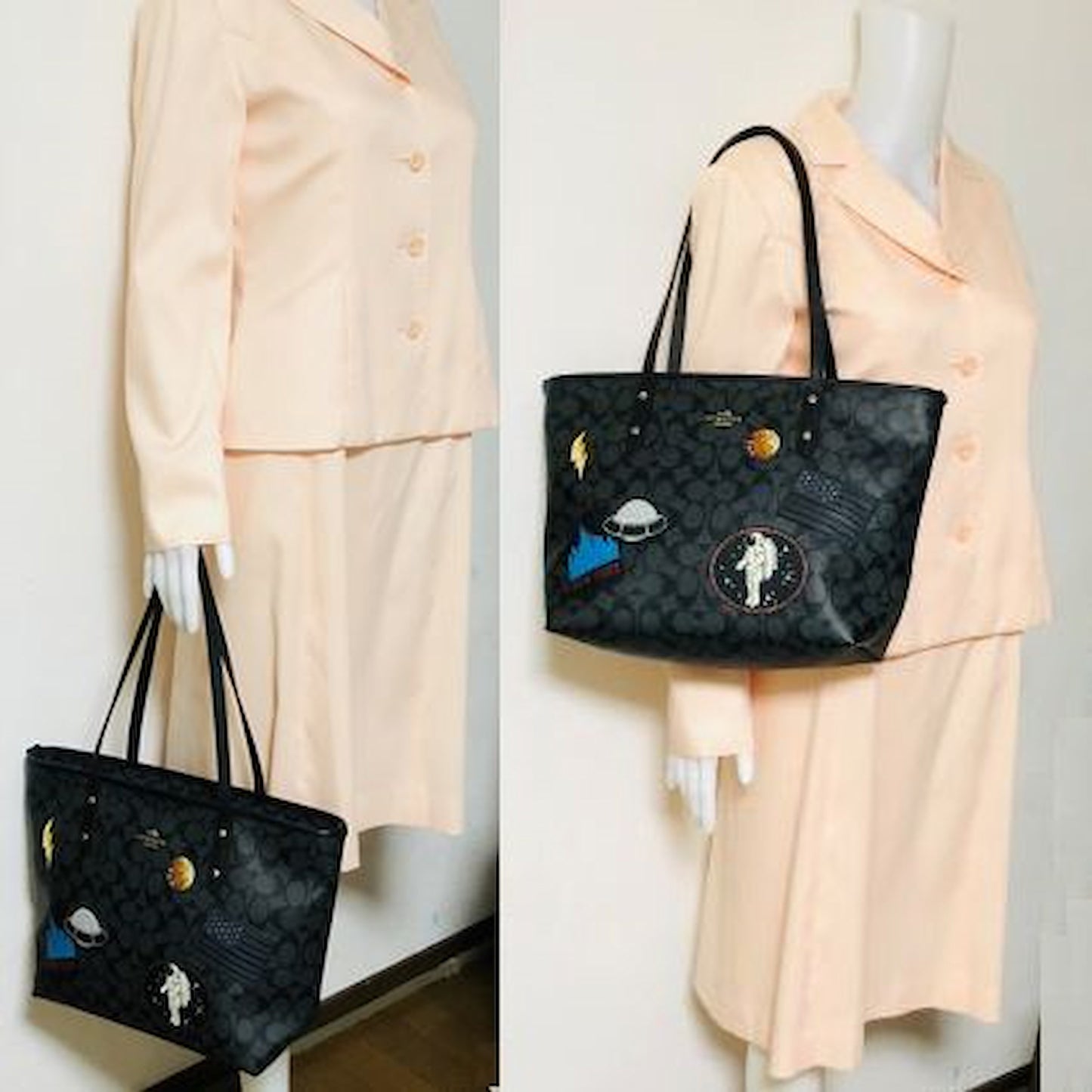 Unused Coach NASA Space Collaboration 29126 Monogram Signature Tote Bag