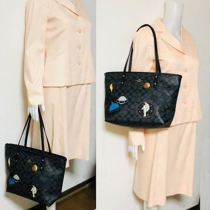 Unused Coach NASA Space Collaboration 29126 Monogram Signature Tote Bag