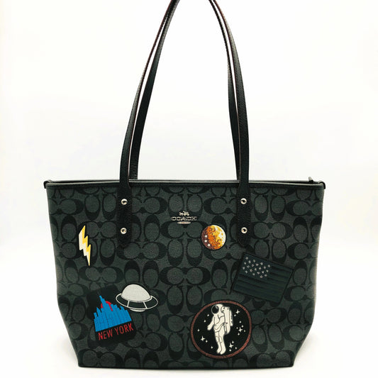 Unused Coach NASA Space Collaboration 29126 Monogram Signature Tote Bag